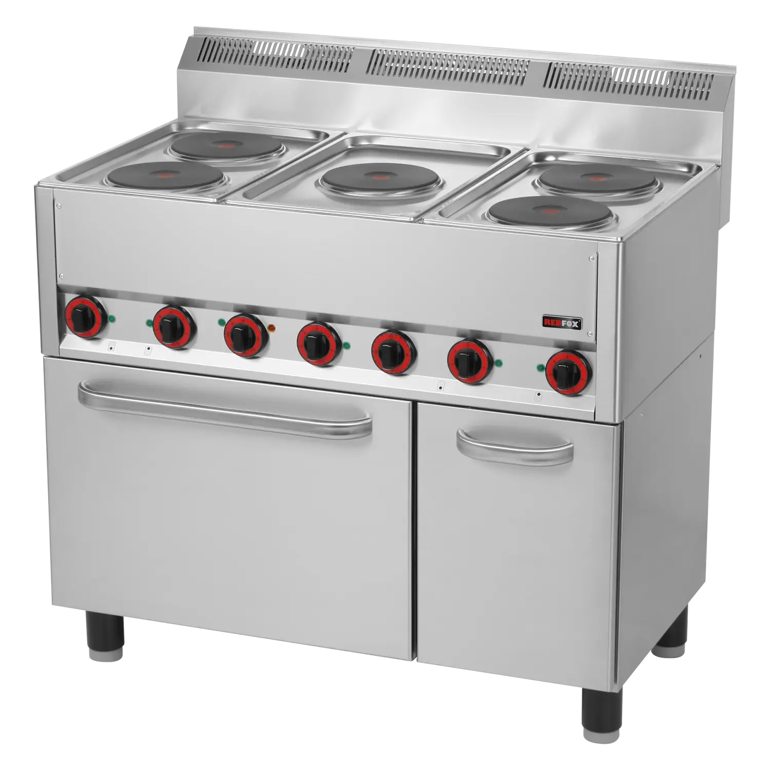 Fourneau piano professionnel électrique avec four, matériel de cuisson CHR